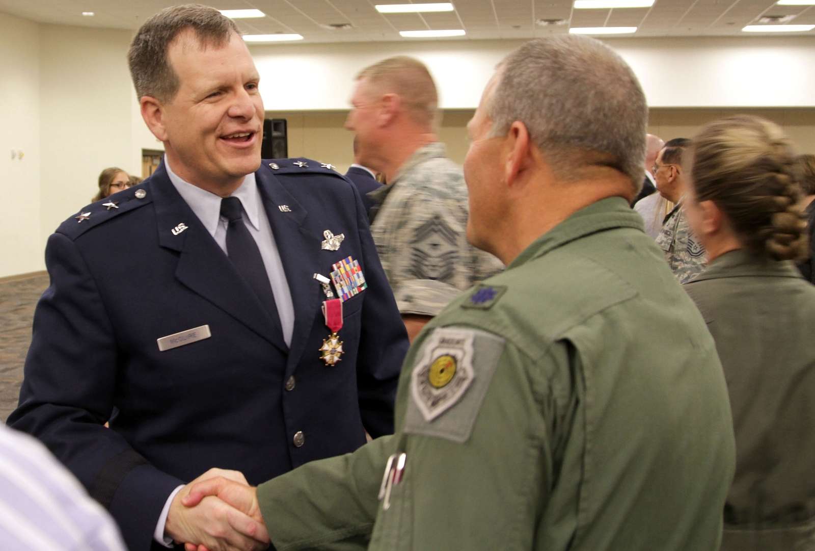 Air Force Maj. Gen. Michael T. McGuire pinned on his - NARA & DVIDS ...