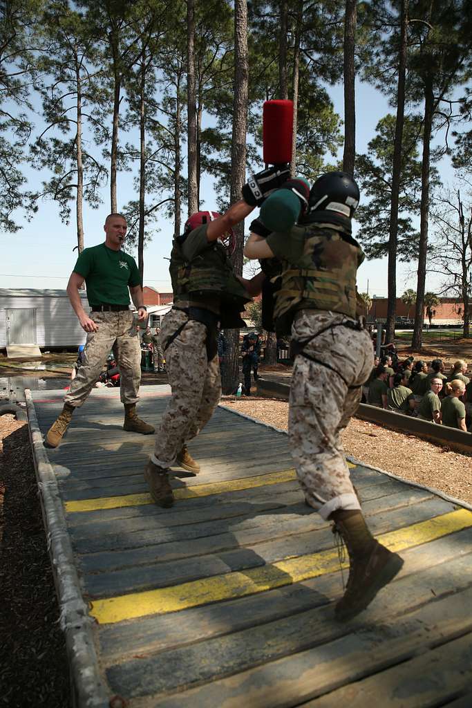 Sgt. Kyle VanBeekom, a martial arts instructor, observes - PICRYL ...