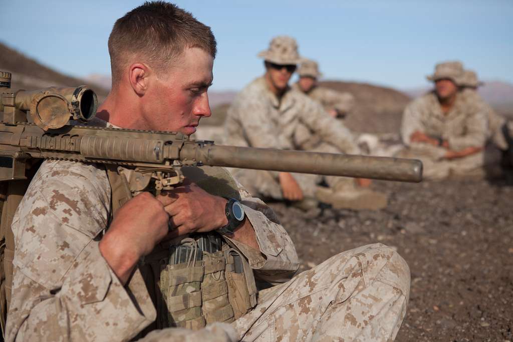 U.S. Marine Corps Cpl. Phillip Lilly, scout sniper - NARA & DVIDS ...