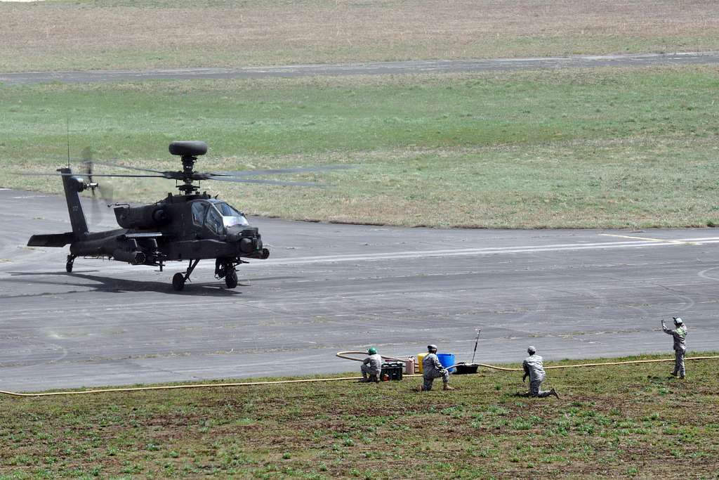 AH-64 Apache helicopters from the 1-151st Attack - PICRYL Public Domain ...