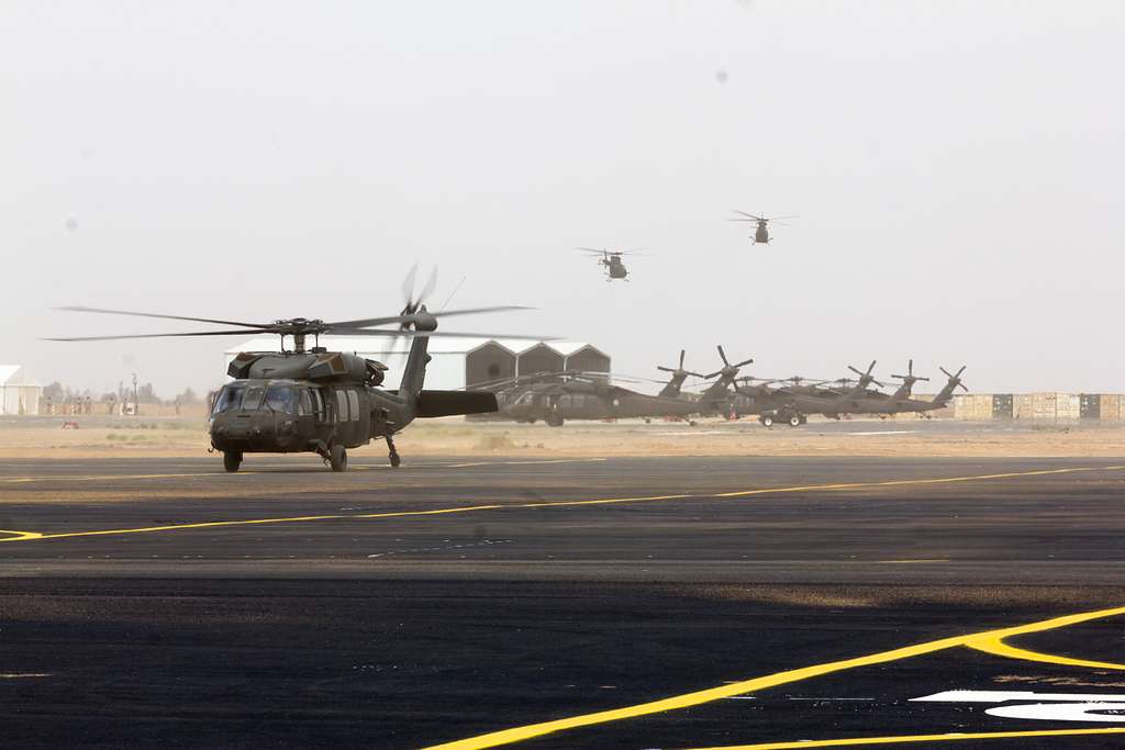 An U.S. Army UH-60 Black Hawk From Company A, 3rd Battalion, - NARA ...