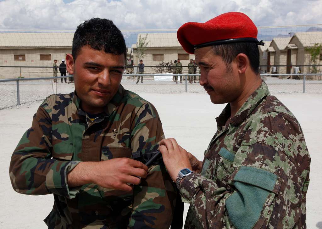 An Afghan National Army soldier with the Military Police, - NARA ...