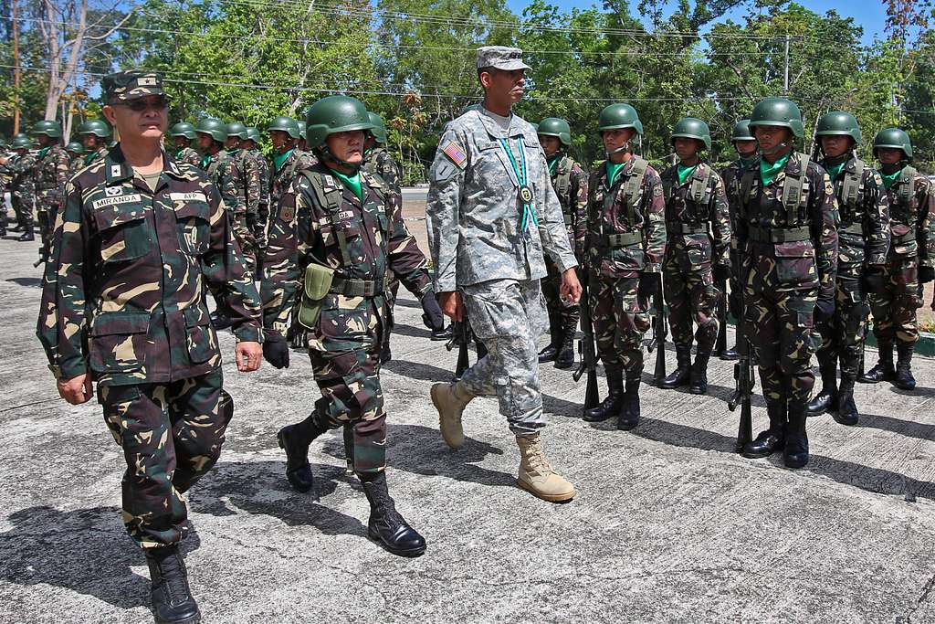 Philippine Army Brig. Gen. Glorioso V. Miranda, left, - NARA & DVIDS ...