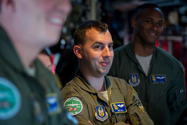 U.S. Air Force 1st Lt. John Hill, C-130 Hercules navigator - PICRYL ...