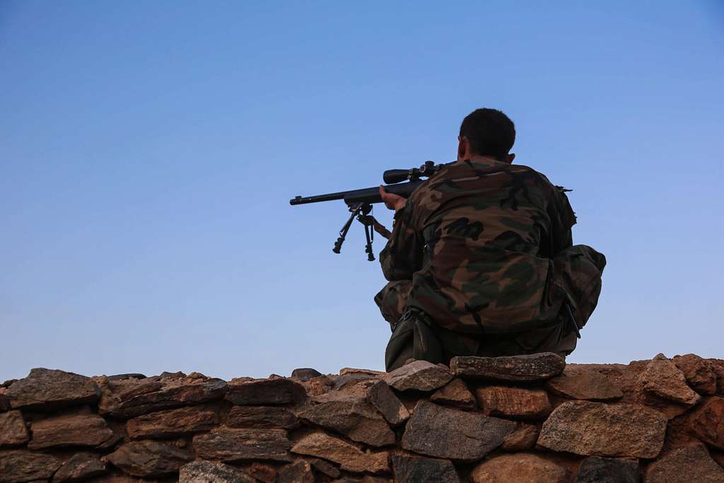 An Afghan National Army sniper, 6th Special Operations - PICRYL Public ...