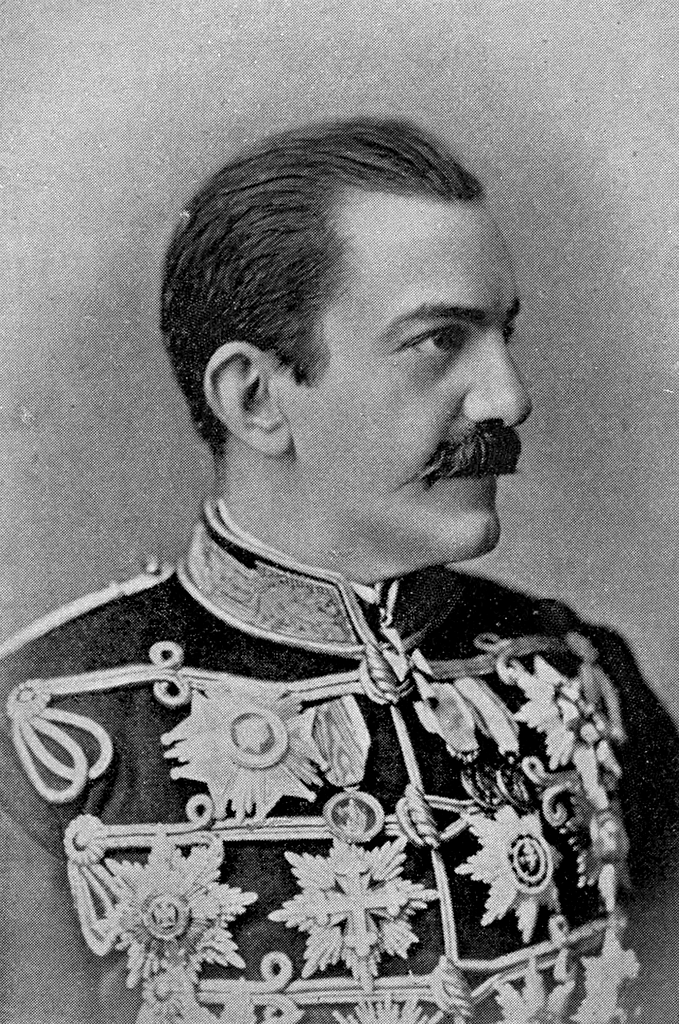 Portrait of Milan Obrenovic IV, King of Serbia (1854-1901), engraving from  a magazine, Stock Photo, Picture And Rights Managed Image. Pic.  DAE-11249786