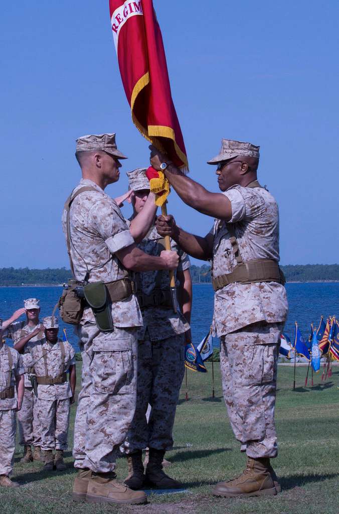 Col. Brian N. Wolford left the incoming commander PICRYL