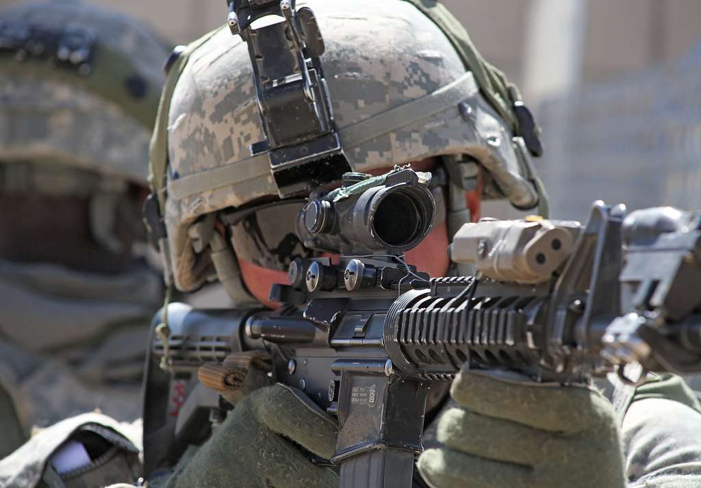 An U.S. Army Soldier From Charlie Company, 4th Battalion, - NARA ...