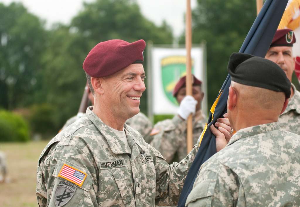 Brig. Gen. Daniel Ammerman, accepts the U.S. Army Civil - PICRYL Public ...