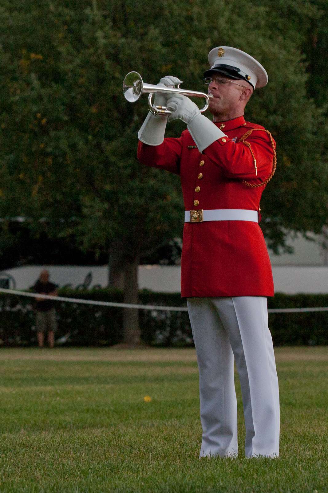 Members Of The U.S. Marine Drum And Bugle Corps Perform - NARA & DVIDS ...