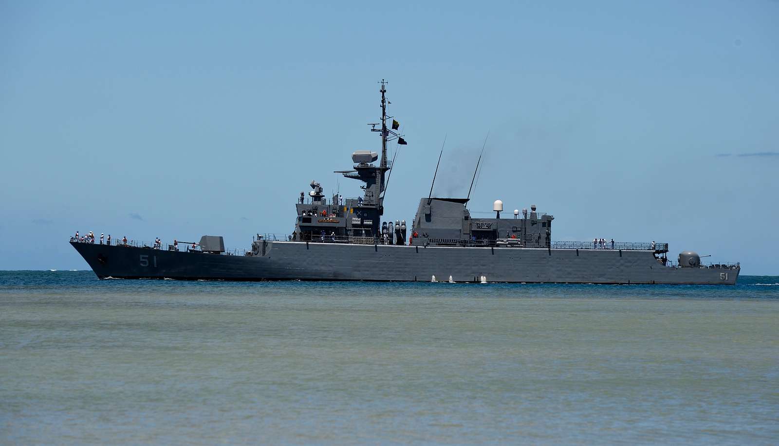 The Colombian Frigate Arc Almirante Padilla (fm 51) - Nara & Dvids 