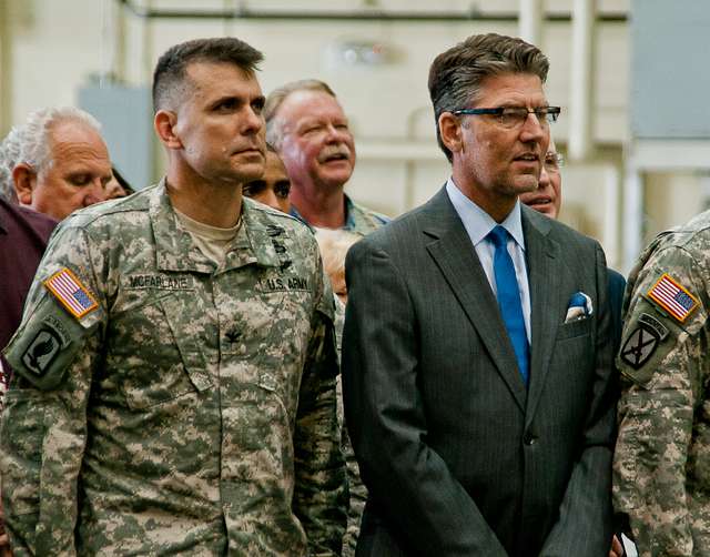 Col. Matthew Mcfarlane (left), Commander Of The 4th - Picryl Public 