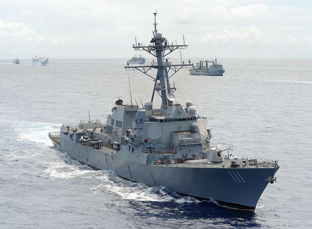 U.S. Navy guided-missile destroyer USS Spruance (DDG - PICRYL - Public ...