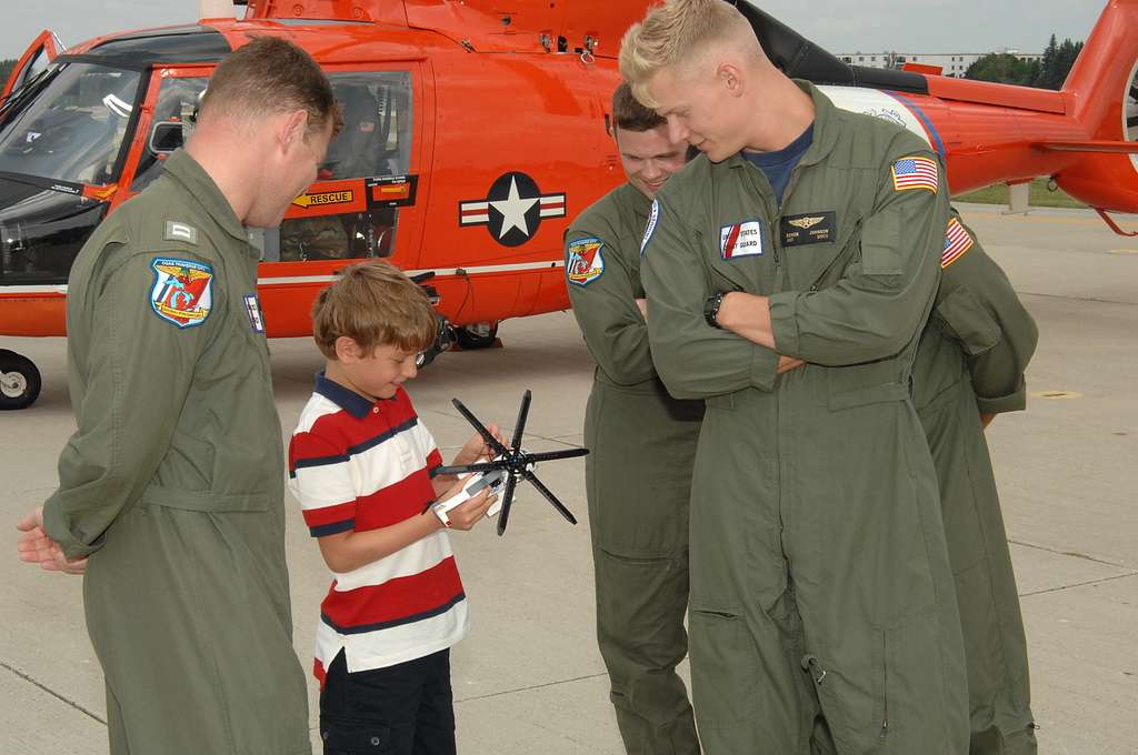 Eleven-year-old Tallon Kiminski, son of Minnesota Air National