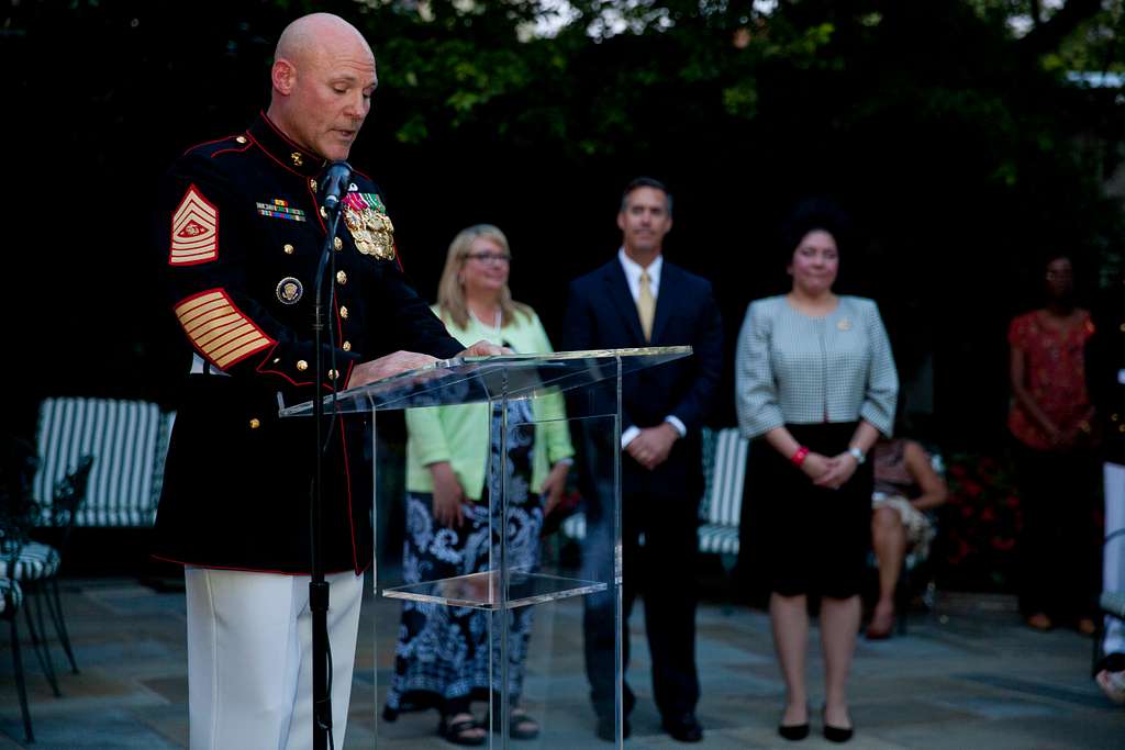 The Evening Parade Host, The Sergeant Major Of The - NARA & DVIDS ...