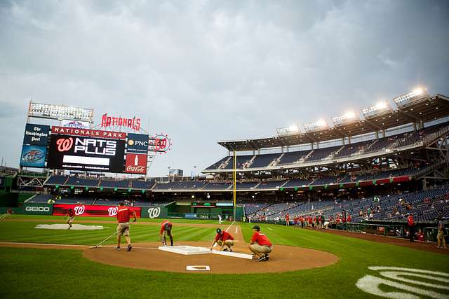 Screech, the mascot of the Washington Nationals baseball - NARA & DVIDS  Public Domain Archive Public Domain Search