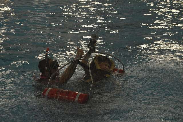 A Coast Guard Rescue Swimmer At The Aviation Technical Picryl