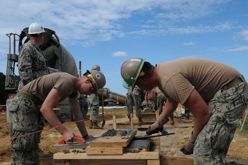 Seabees from Naval Mobile Construction Battalion (NMCB) - NARA & DVIDS ...