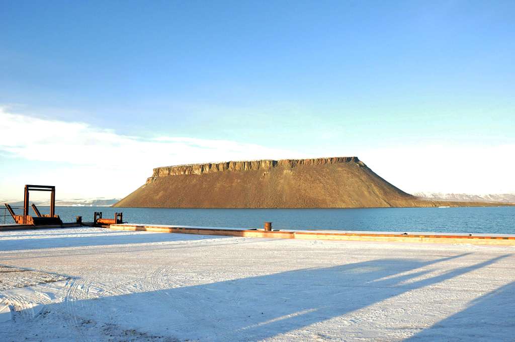 Das Gebiet rund um den Thule Air Base Gr nland befindet sich