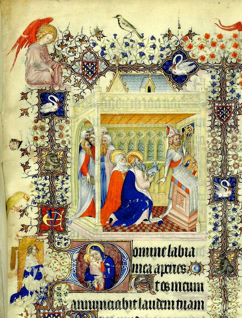 Grandes Heures du duc de Berry (BNF latin919) - Folio 8 - Pontife ...