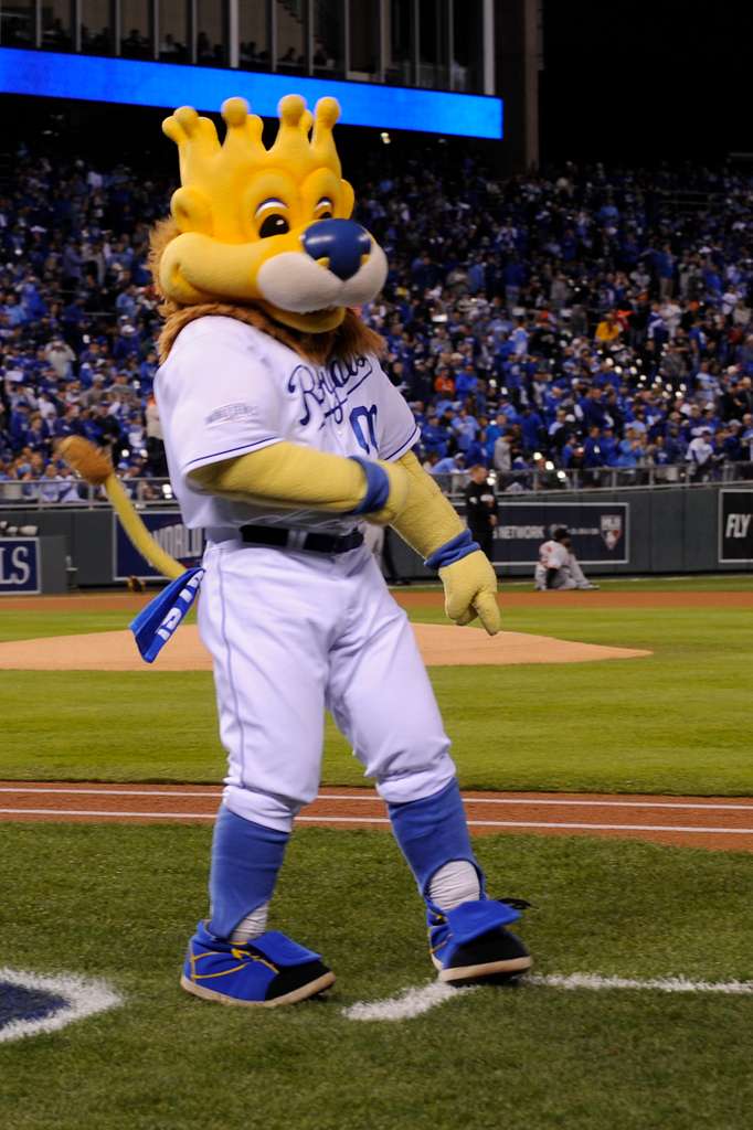 A Man With A Tail, A Crown And A 'Dream Job' As The Royals' Mascot