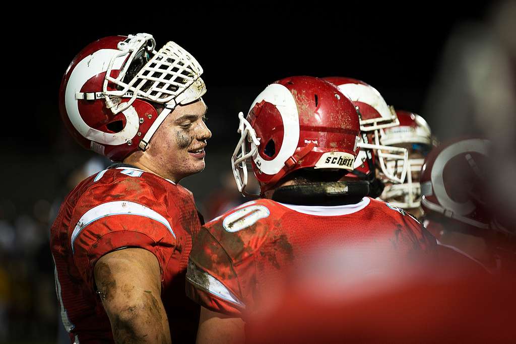 Shane Lemieux (right), a offensive tackle for the West - NARA & DVIDS  Public Domain Archive Public Domain Search