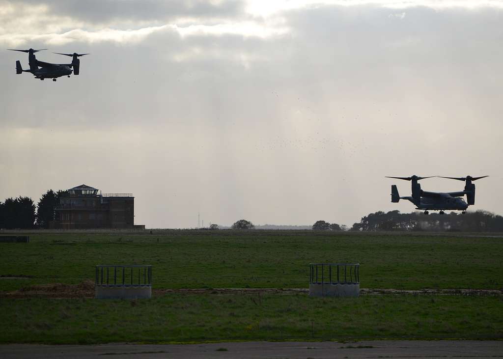 Two CV-22B Ospreys From The 7th Special Operations - NARA & DVIDS ...