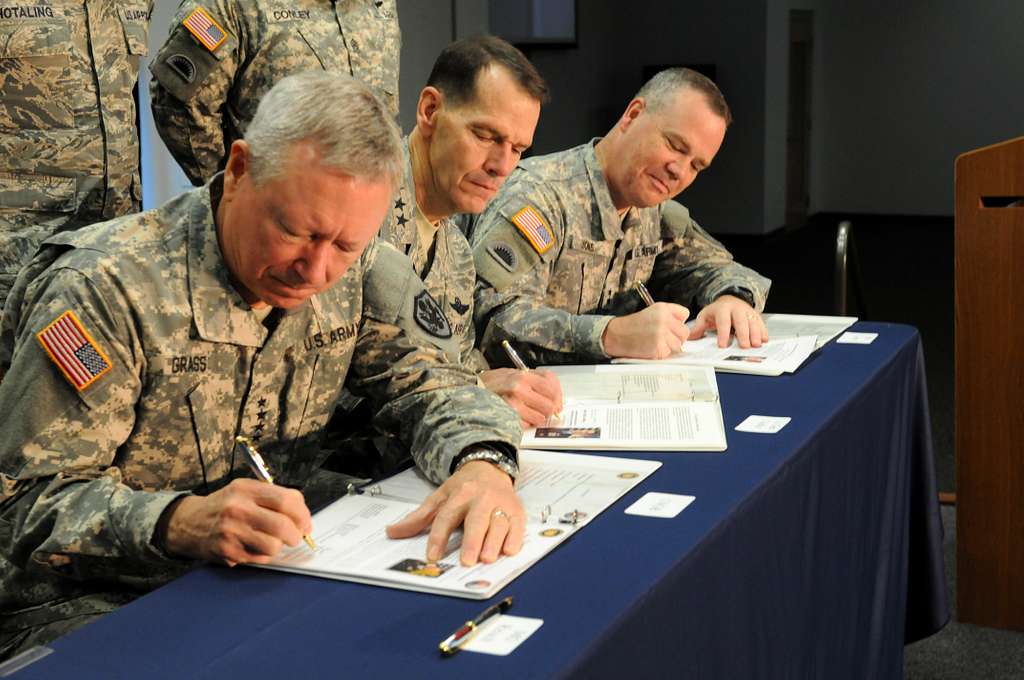 National Guard Leaders Sign Ngb Diversity Strategic Plan - Picryl 