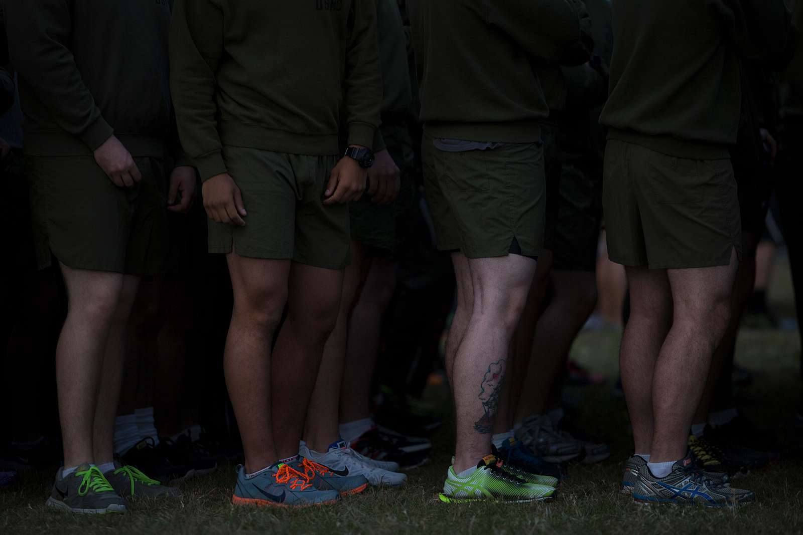 Marines Stand In Formation Before Participating In - NARA & DVIDS ...