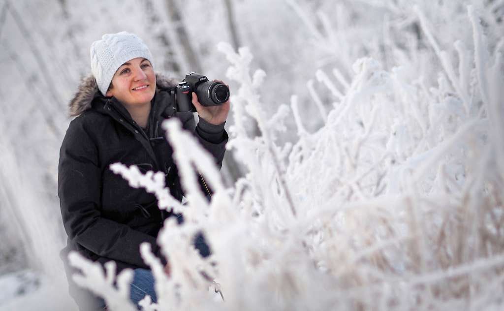 Michelle Bondi pauses to enjoy the scenery after taking PICRYL