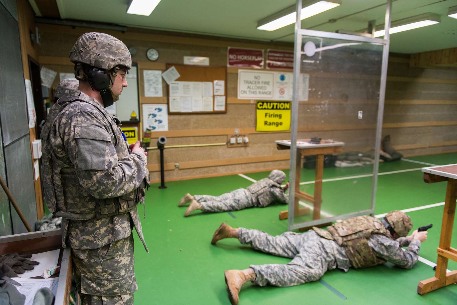 U.S. Army Sgt. Seth Maxwell, standing, assigned to - NARA & DVIDS ...