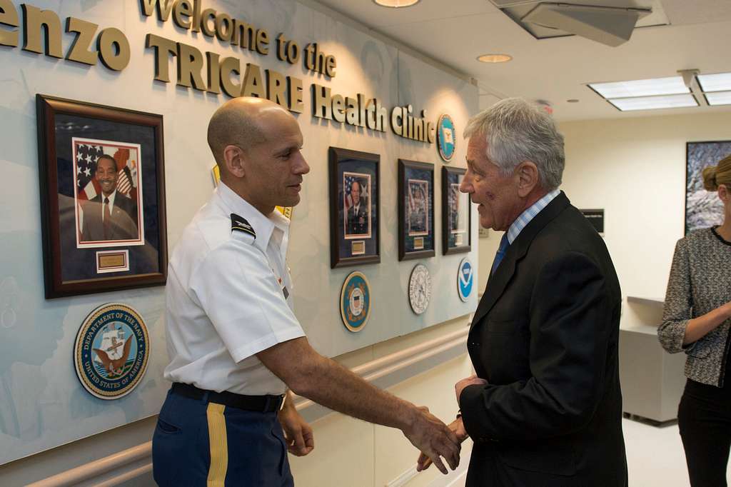 Secretary Of Defense Chuck Hagel Visits The Dilorenzo Nara And Dvids