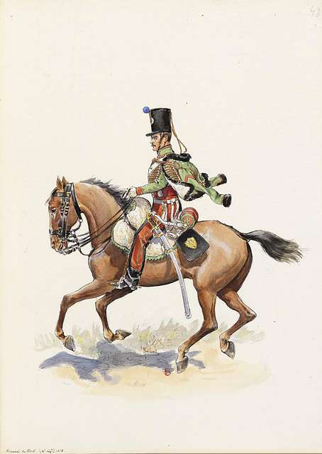 1818 - Hussard du Nord (4e régiment) (43) - PICRYL Public Domain Search