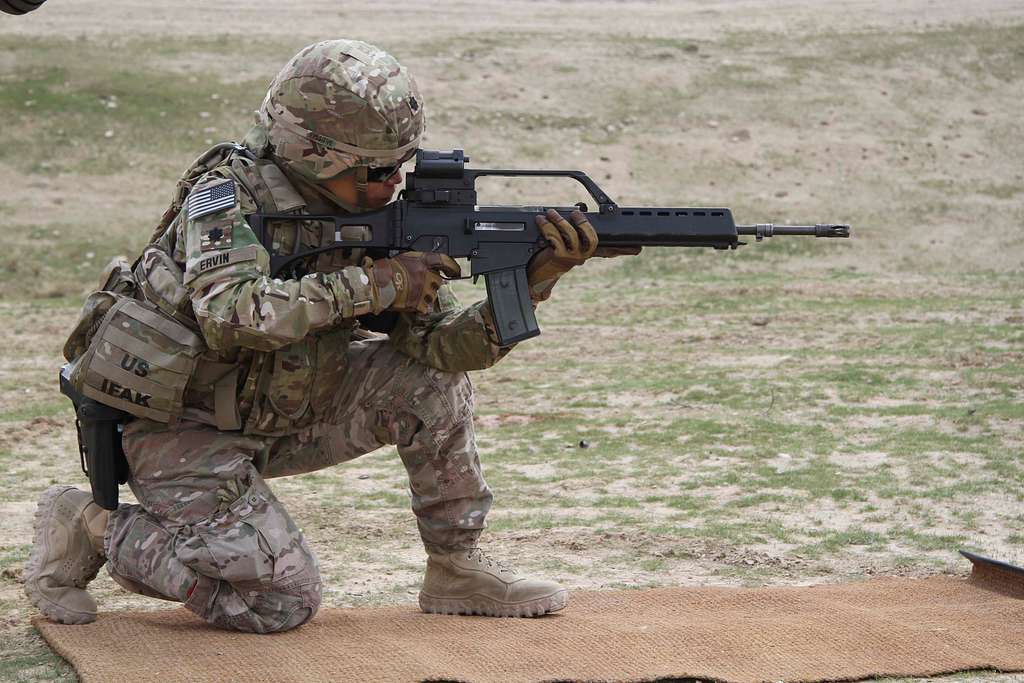 Lt. Col. Michelle Ervin with the 4th Resolute Support PICRYL