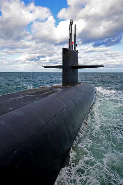 The Ohio-class ballistic-missile submarine USS Tennessee - PICRYL ...