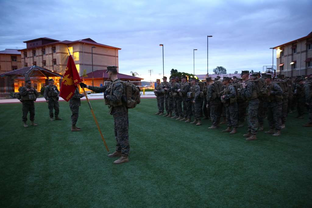 Marines From Headquarters Battalion, 1st Marine Division, - NARA ...