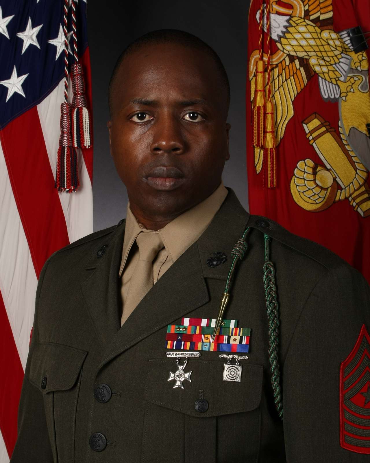 U.S. Marine Corps Sgt. Maj. Dearvis Troutman, sergeant - U.S. National ...