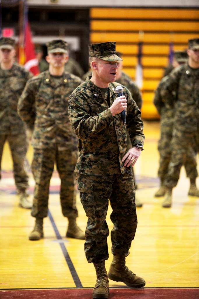 Lt. Col. Trevor Hall, the former commanding officer PICRYL Public