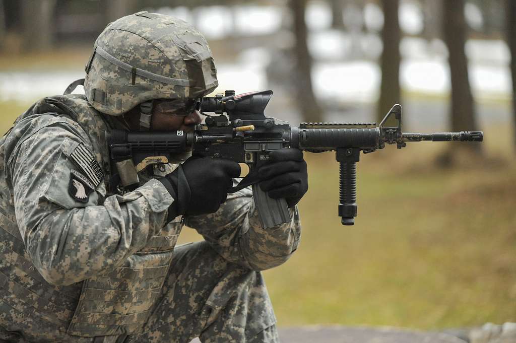 U.S. Army Staff Sgt. Sanchoi Anderson, a paratrooper - PICRYL Public ...