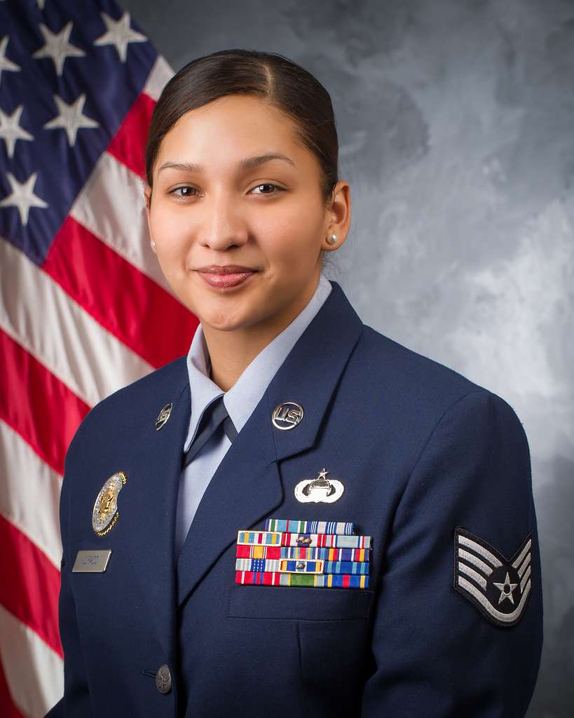 Official portrait, US Air Force Staff Sgt. Valerie Jurado PICRYL