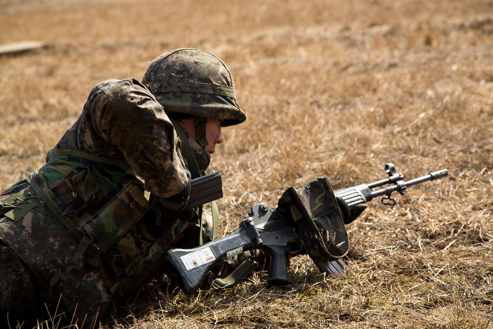 A Republic of Korea (ROK) Army Soldier prepares to - NARA & DVIDS ...