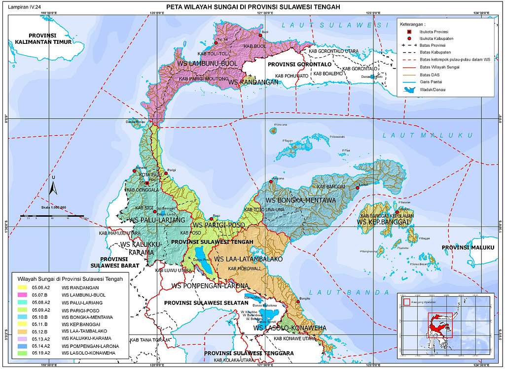 Peta Wilayah Sungai Di Provinsi Sulawesi Tengah Picryl Public Domain Media Search Engine