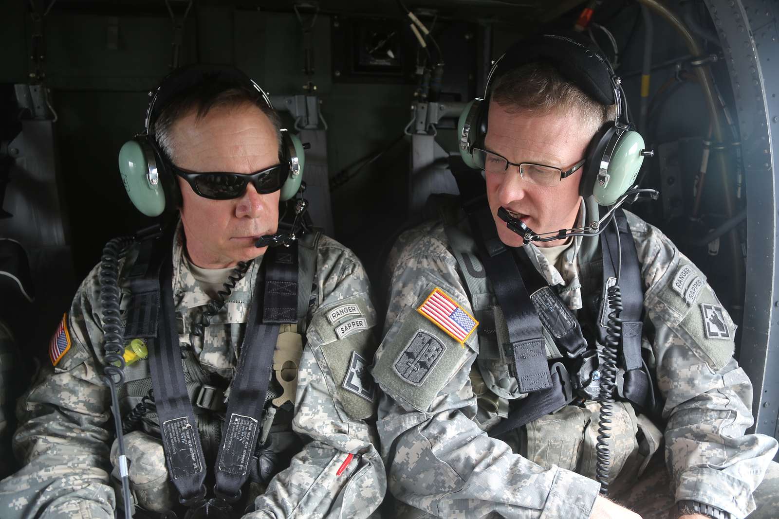 U.S. Army Command Sgt. Maj. John Etter (left) and Col. - NARA & DVIDS ...