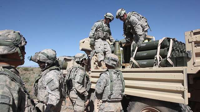 U.S. Soldiers with the B Battery, 4th Battalion, 27th - PICRYL - Public ...