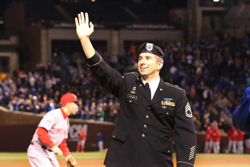 DVIDS - Images - Cincinnati Reds baseball team recognize military