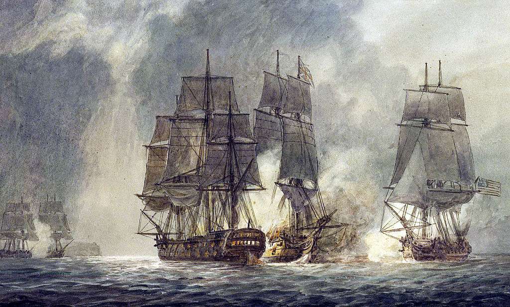 revolutionary war sea battles