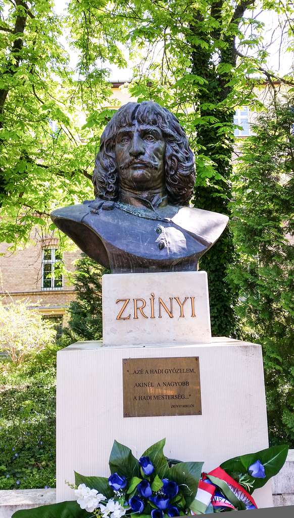 Bust Of Miklós Zrínyí At The Miklós Zrínyi Military Academy 2 Picryl Public Domain Media 4136