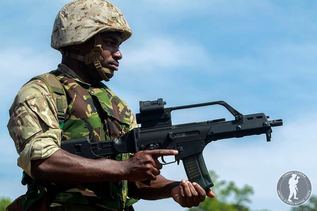 An Infantryman With Bermuda Regiment Loads A Magazine - NARA & DVIDS ...