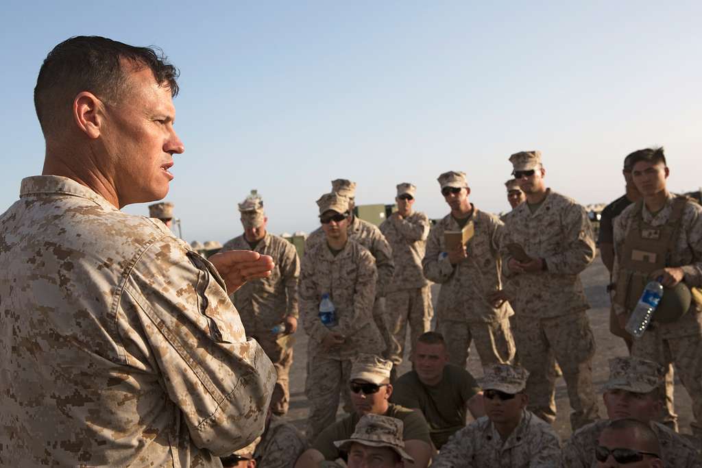 U.S. Marine Corps Colonel Brian J. Wolford Commanding NARA