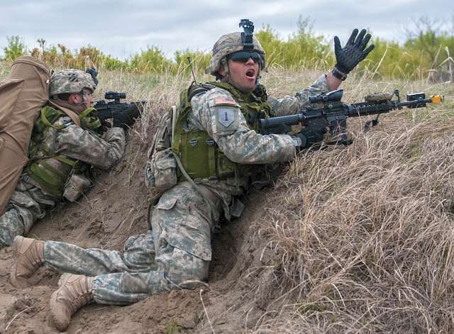 An infantryman, of the 2nd Battalion, 69th Armor Regiment, - NARA ...